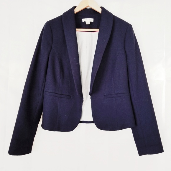 Kenar Short Blazer Navy Medium - Picture 1 of 8